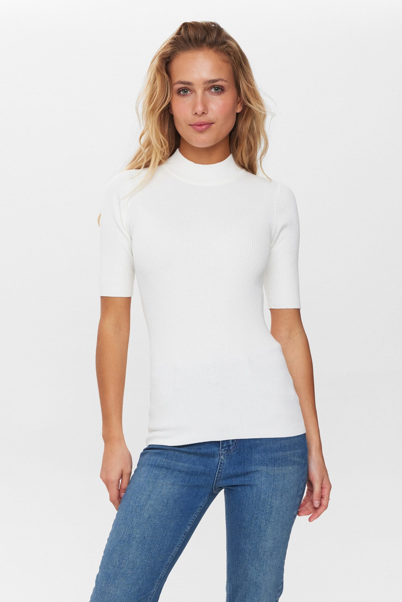 NUBIA SS PULLOVER  - Cloud Dancer