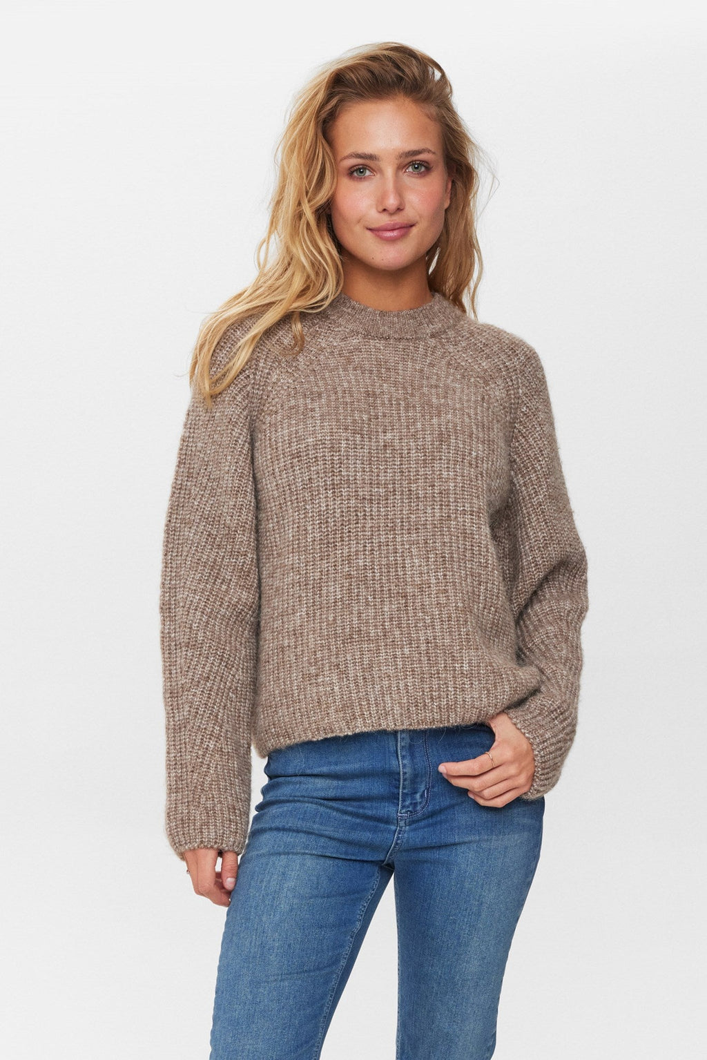 NUZINDI PULLOVER  - Fossil Melange