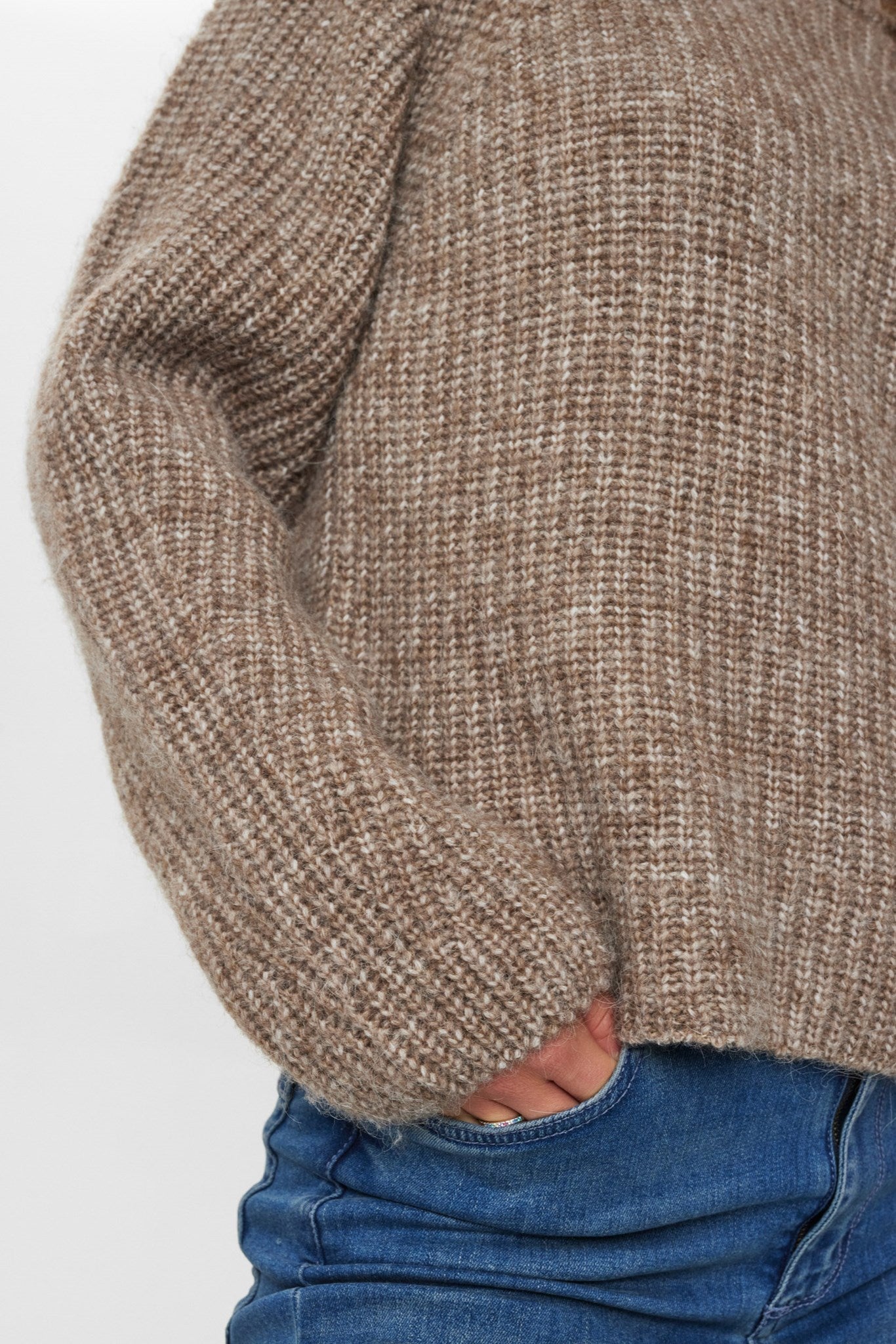 NUZINDI PULLOVER  - Fossil Melange