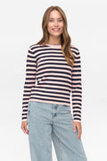 NUSTRIPY PULLOVER - Roseate Spoonbill