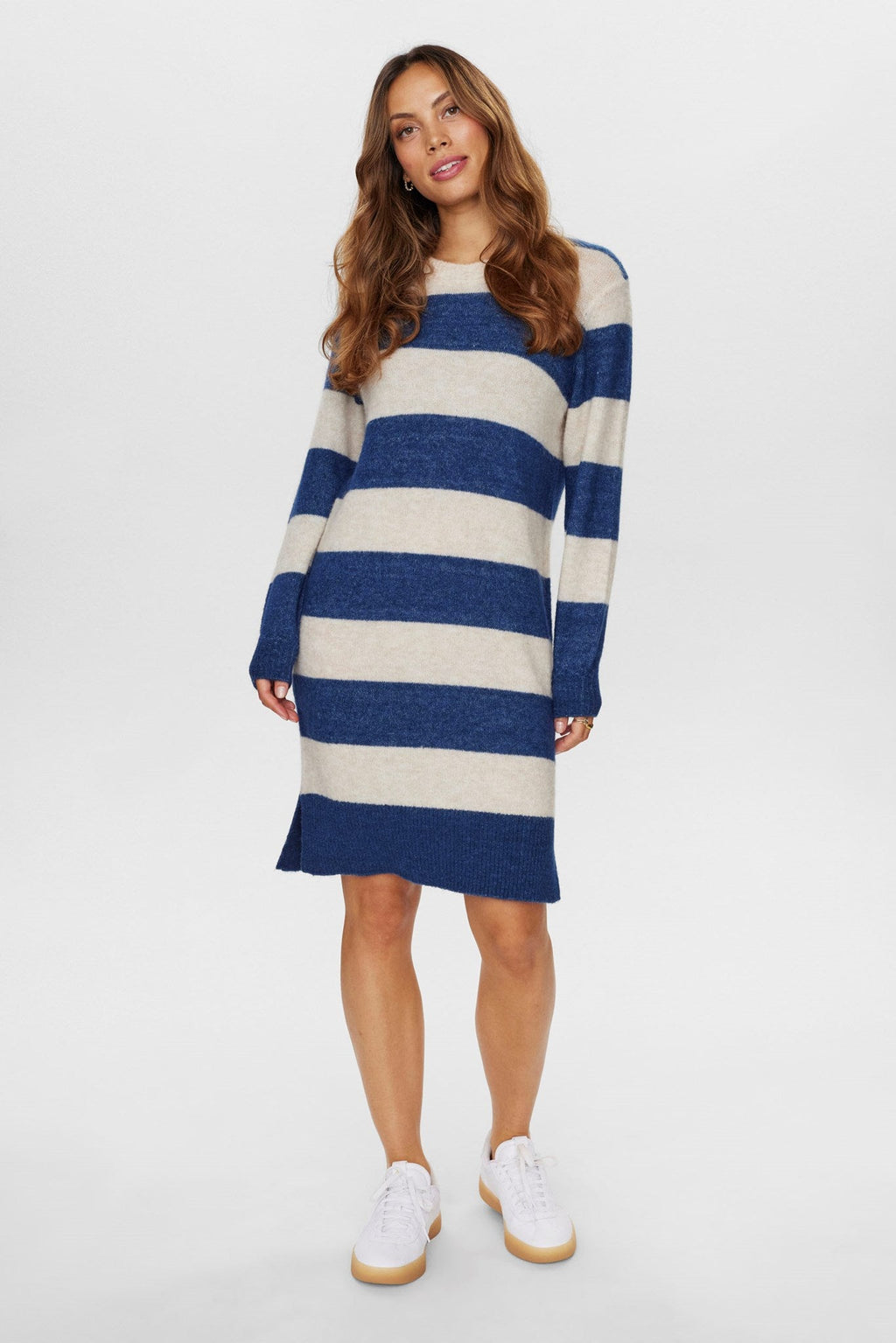 NURIETTE BIG STRIPE DRESS - Dress Blues