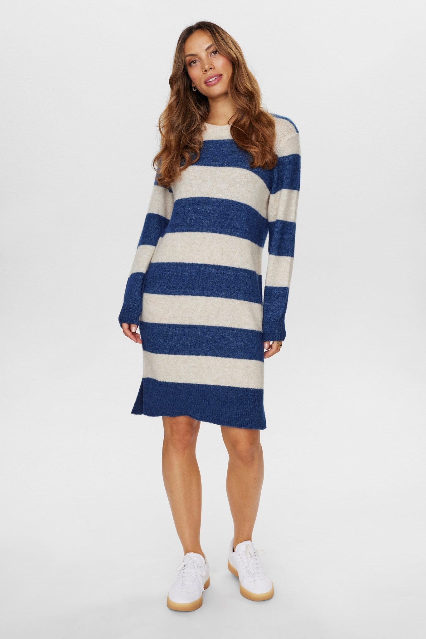 NURIETTE BIG STRIPE DRESS - Dress Blues