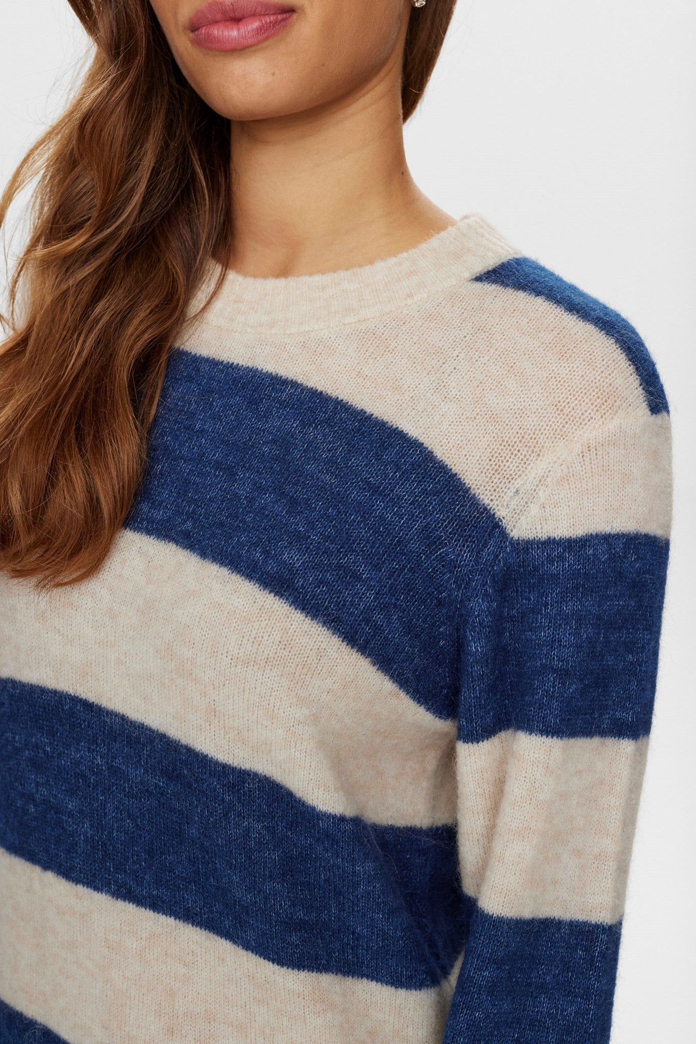 NURIETTE BIG STRIPE DRESS - Dress Blues