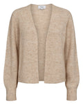 NURIETTE RIB OPEN CARDIGAN - Sun Kiss