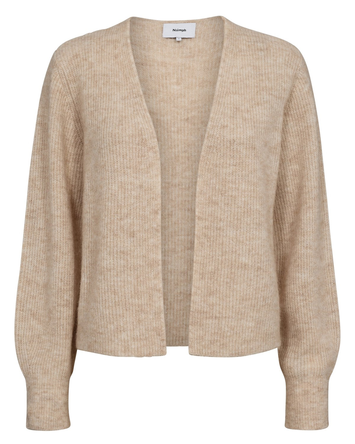NURIETTE RIB OPEN CARDIGAN - Sun Kiss