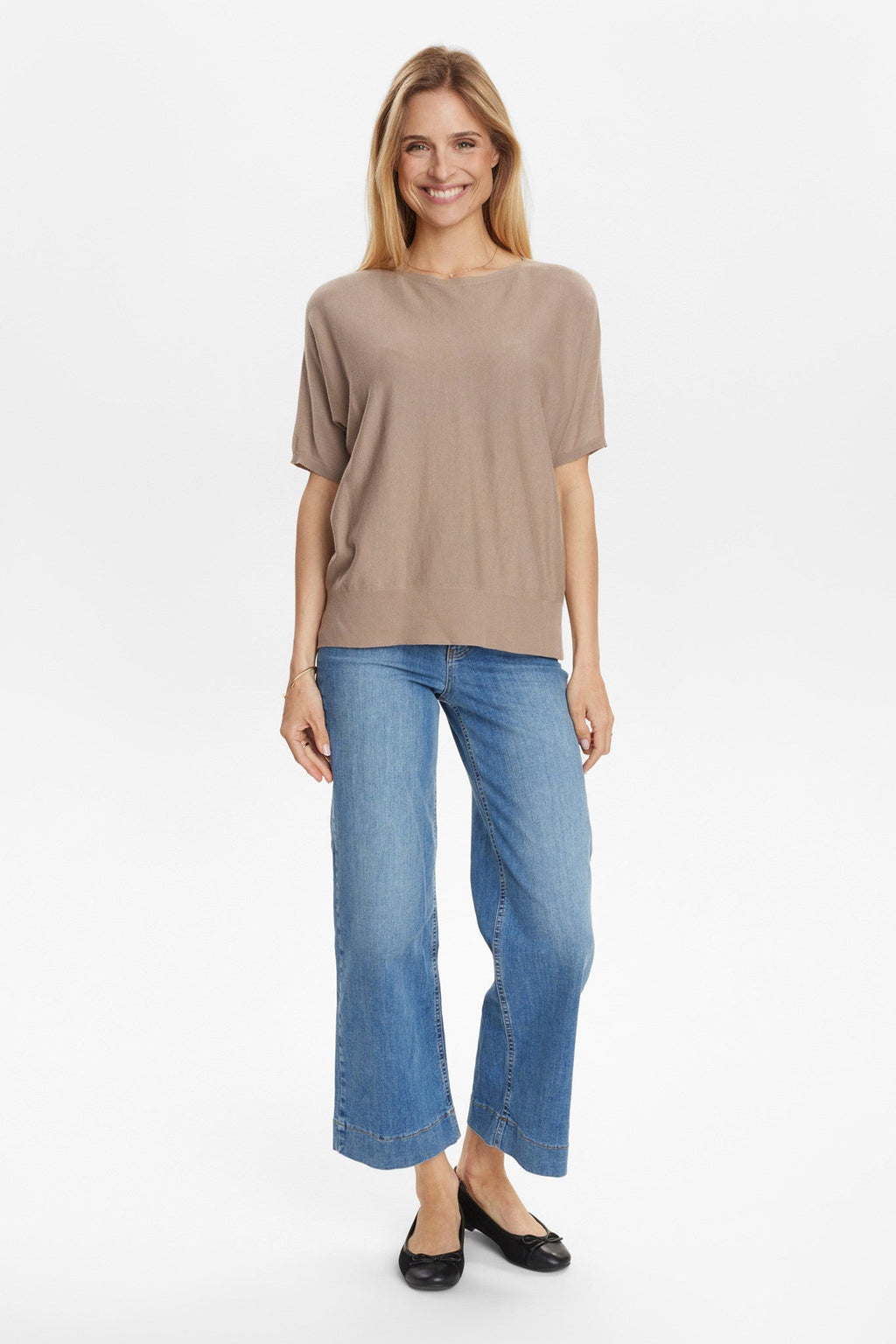 NUVILDY SS PULLOVER - Humus