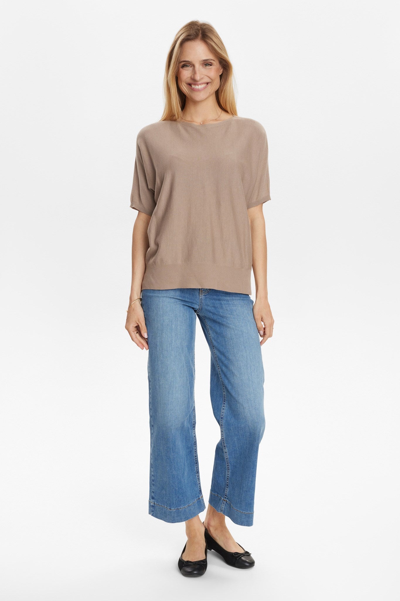 NUVILDY SS PULLOVER - Humus