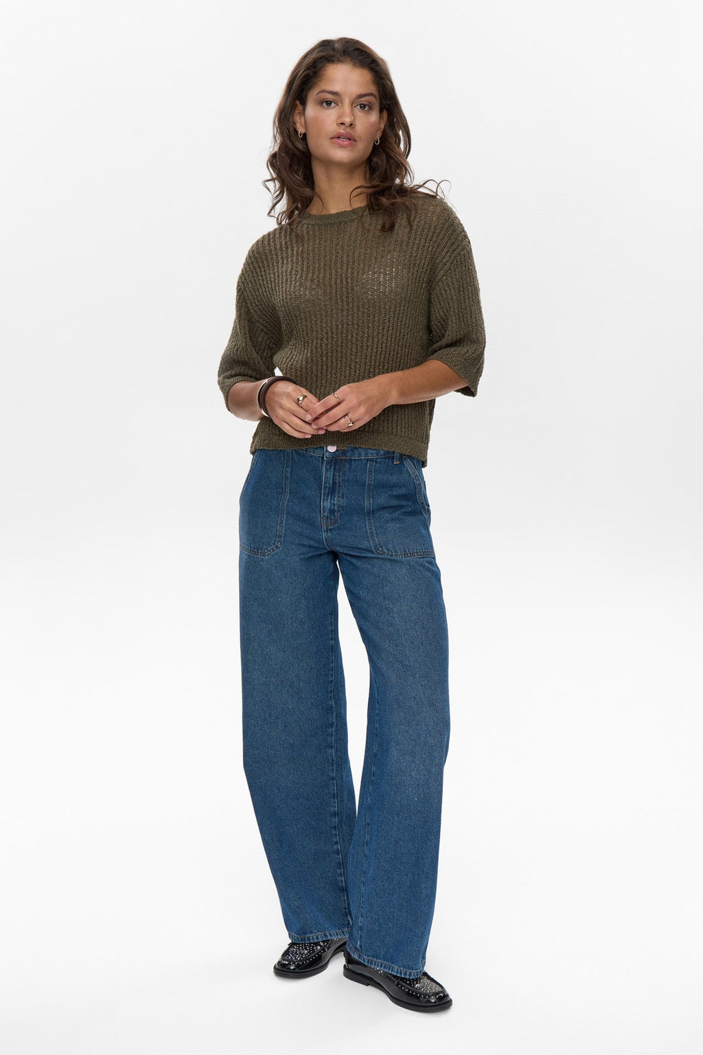 NUMIRANDI SS PULLOVER - Grape leaf