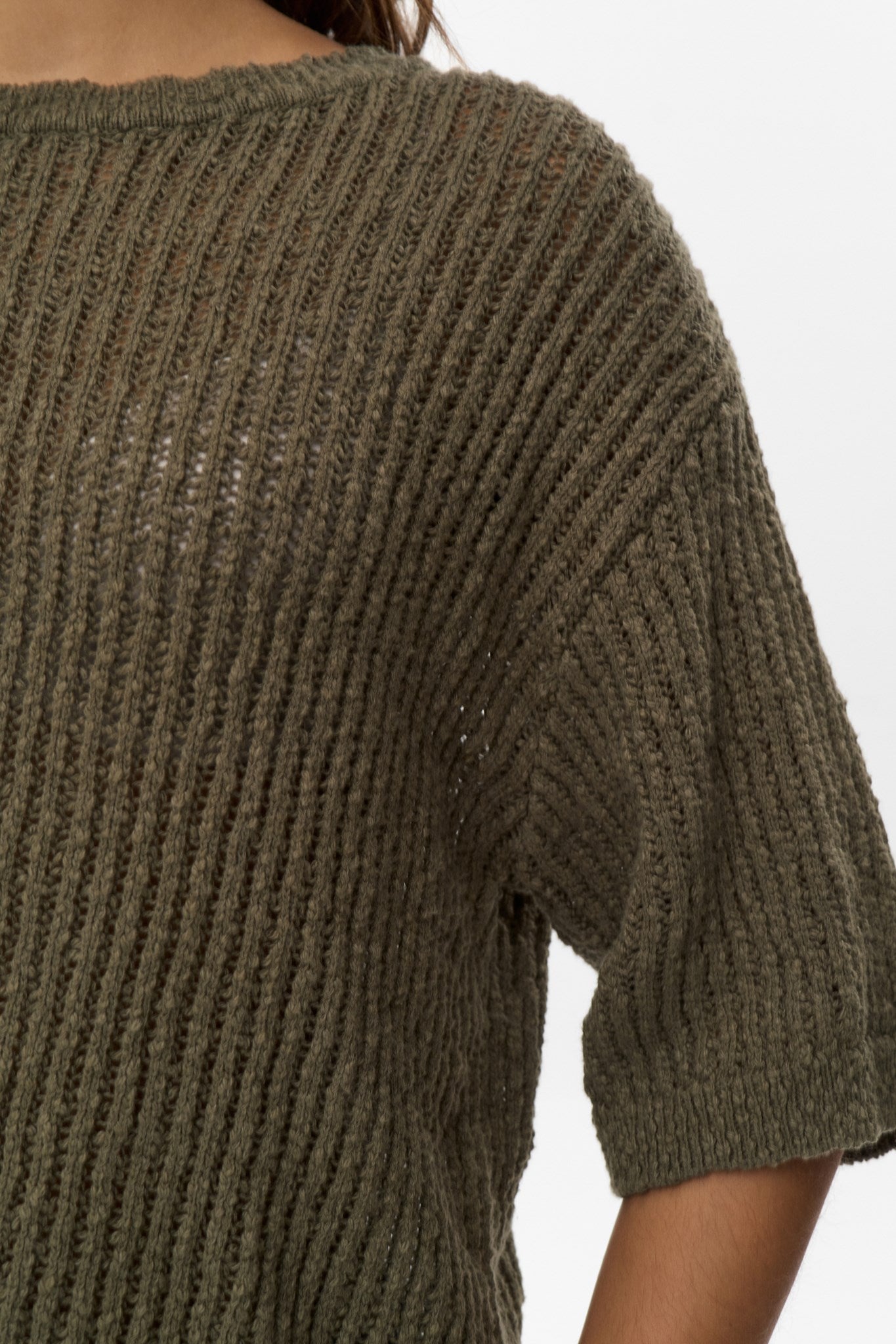 NUMIRANDI SS PULLOVER - Grape leaf
