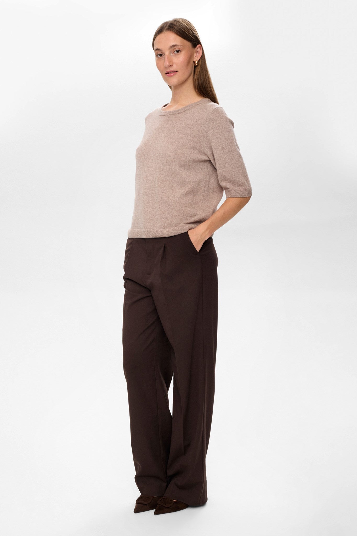 NUKALLY SS PULLOVER - Taupe Gray