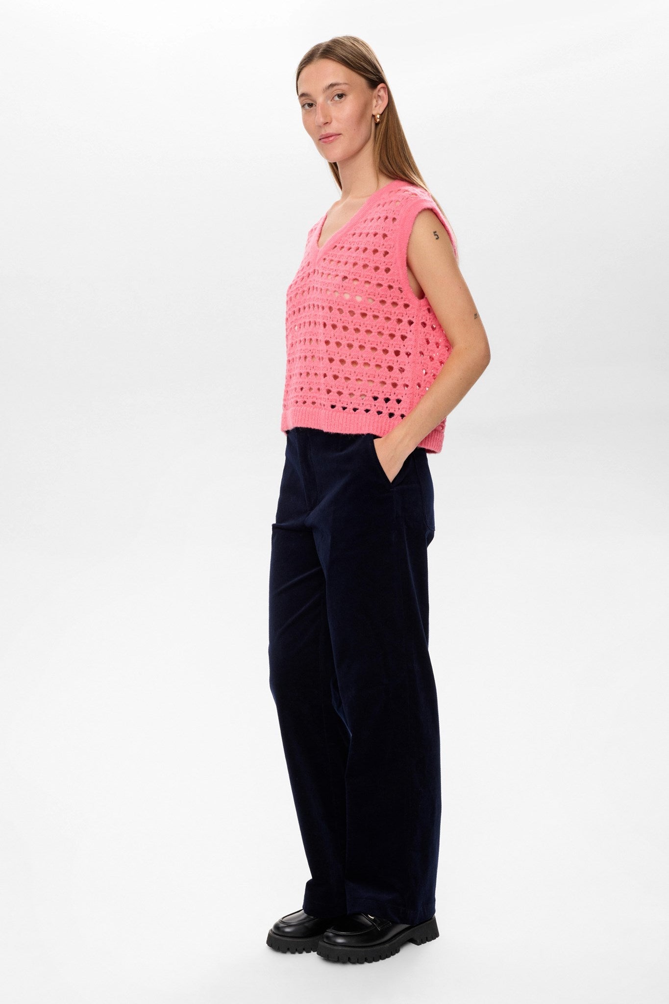 NULAYA VEST - Pink Lemonade