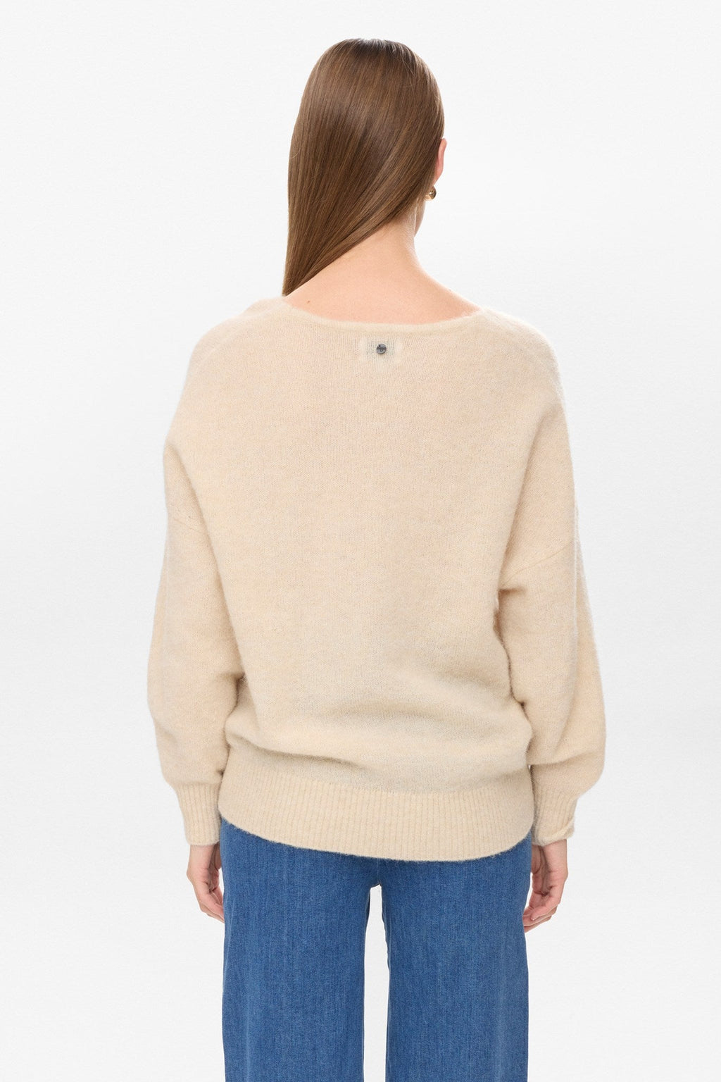 NURIETTE V-NECK PULLOVER  - Gray Morn