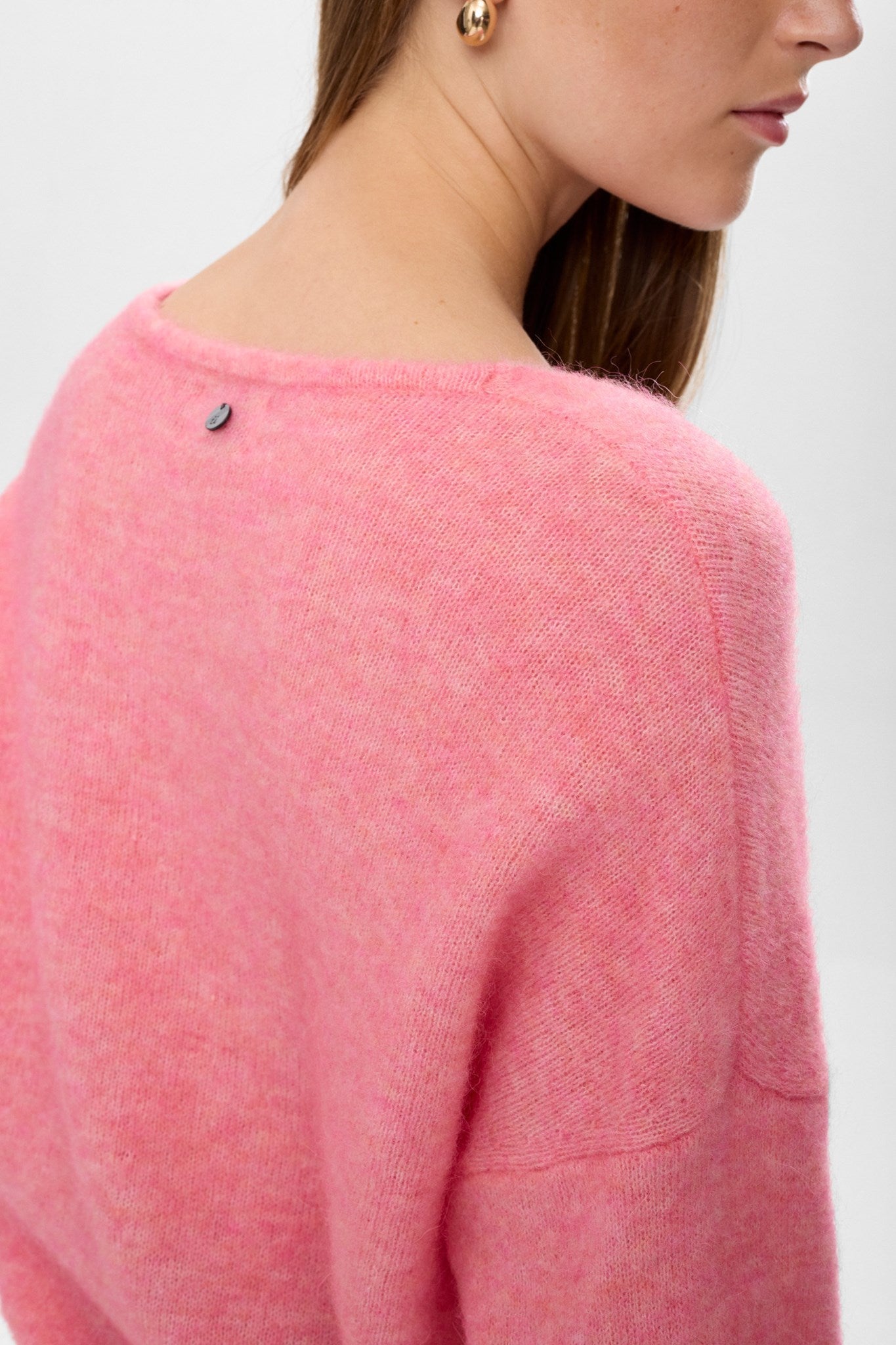 NURIETTE V-NECK PULLOVER  - Pink Lemonade