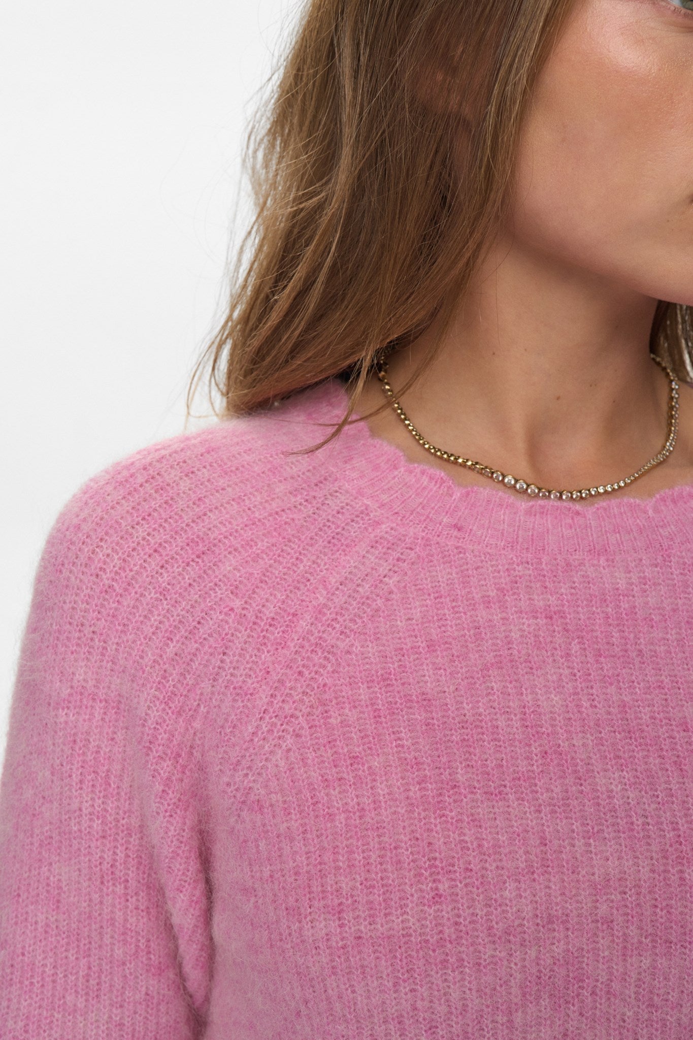 NURIETTE SELMA RIB PULLOVER  - LILAC SACHET